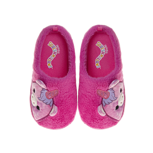 Little Girls Squishmallows Lola the Unicorn Slippers