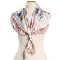 Womens Jessica McClintock Blush Floral Square Scarf - image 1