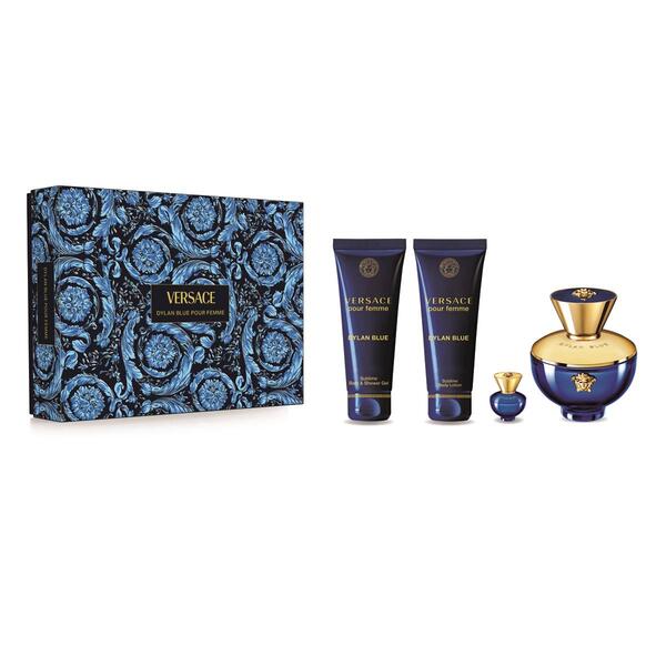 Versace Dylan Blue Pour Femme 4 Piece Gift Set - $199 Value - image 