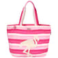 Caribbean Joe Flamingo Watercolor Tote - image 2