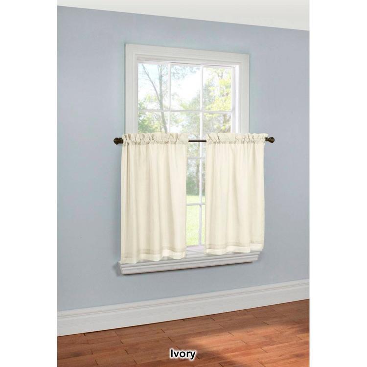 Thermavoile™ Rod Pocket Kitchen Curtains