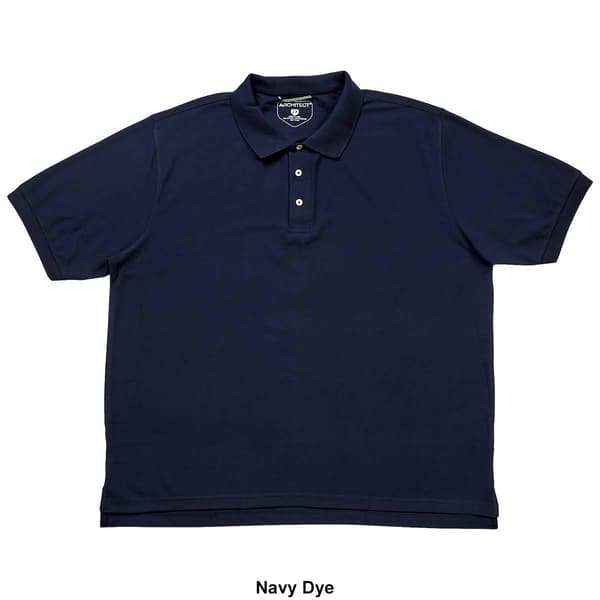 Mens Big & Tall Architect&#174; Short Sleeve Pique Polo