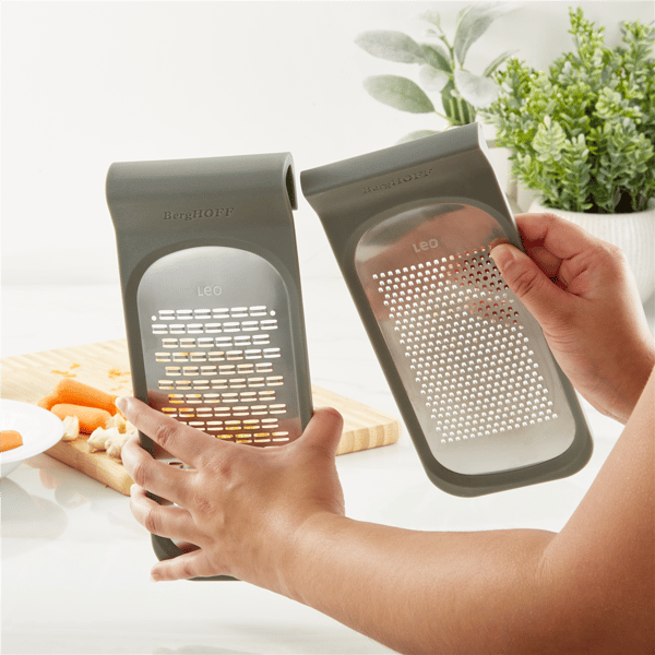 BergHOFF Leo Balance  9.5in. Double Coarse & Ribbon Grater
