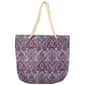 Renshun Quilted Tote - Grey/Purple - image 3