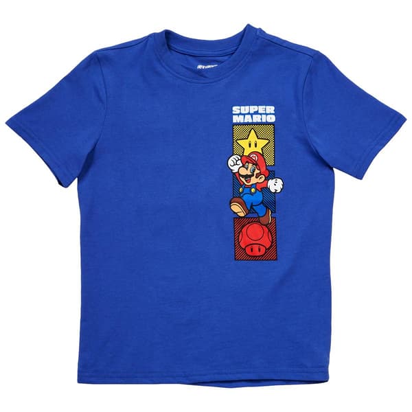 Boys (8-12) Nintendo Super Mario(tm) Short Sleeve Tee - Blue