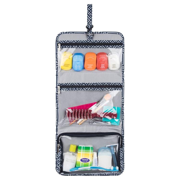 Travelon Boho Trifold Hanging Toiletry Kit
