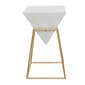 9th & Pike&#174; Gold-Tone Metal Modern Accent Table - image 2