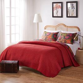 Greenland Home Fashions&#8482; Jewel Kantha-style Quilt Set w/ Pillows