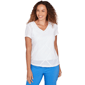 Petites Heart''s of Palm Smooth Sailing Solid Wavy Stripe Short S - image 1