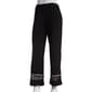 Womens MSK Mesh Inset Rhinestone Trim ITY Pants - image 1