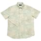 Mens Visitor Overlapping Ferns Button Down Shirt - Cream/Sage - image 1