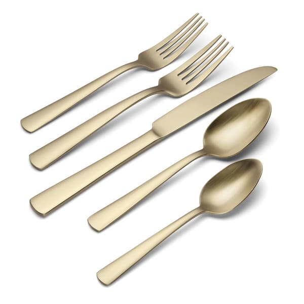 Oneida Aptitude Champagne Satin 20pc. Flatware Set
