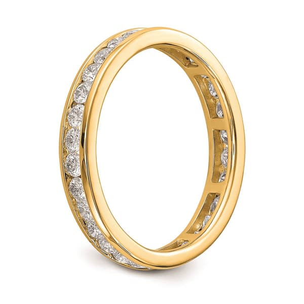 Pure Fire 14kt. Yellow Gold Lab Grown 1ctw. Eternity Band