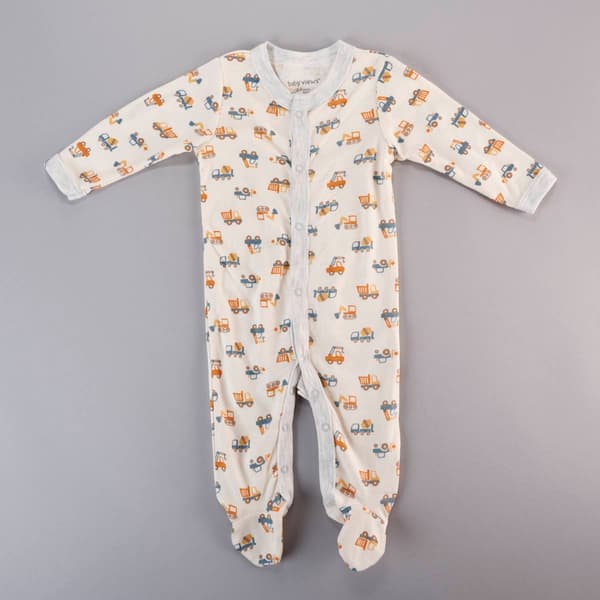 Baby Boy (NB-9M) baby views(R) Construction Footie - image 