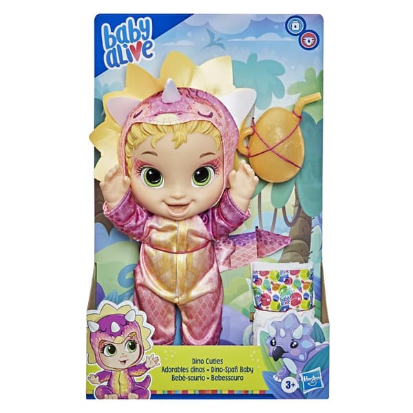 Hasbro Baby Alive Dino Cuties with Blond Hair