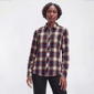 Womens Hasting & Smith Long Sleeve Plaid Flannel - Rainforest - image 1