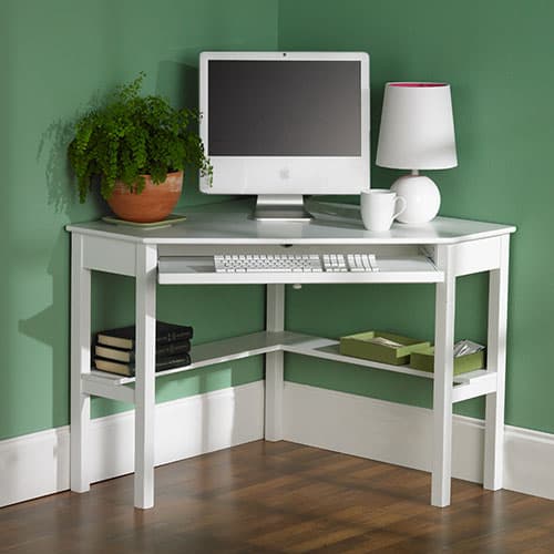 Southern Enterprises Corner Computer Desk - image 