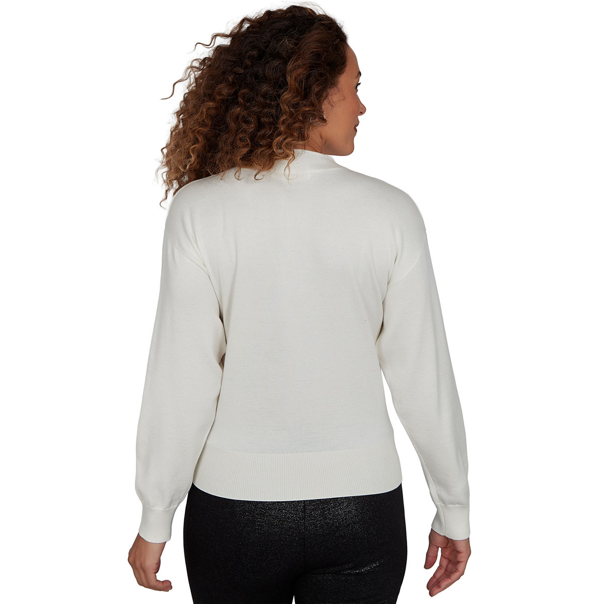 Petite Emaline Lavender Revelry Pearl Embellished Sweater