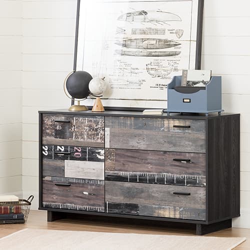 South Shore Fynn 6 Drawer Double Dresser - image 