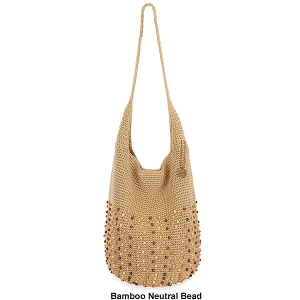 The Sak Crochet Hobo with Hand Stitched Bali Beads