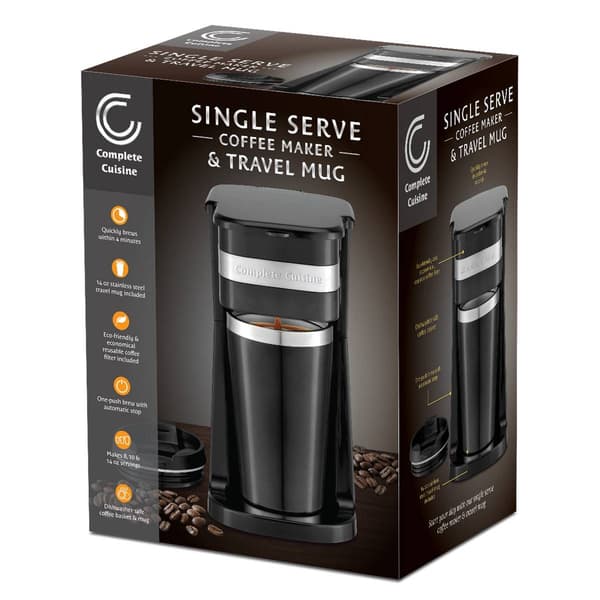 Complete Cuisine Single Serve Coffee Maker with Mug