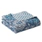Indigo Ink White Denin Blue Reversible Medallion Boho Quilt Set - image 3