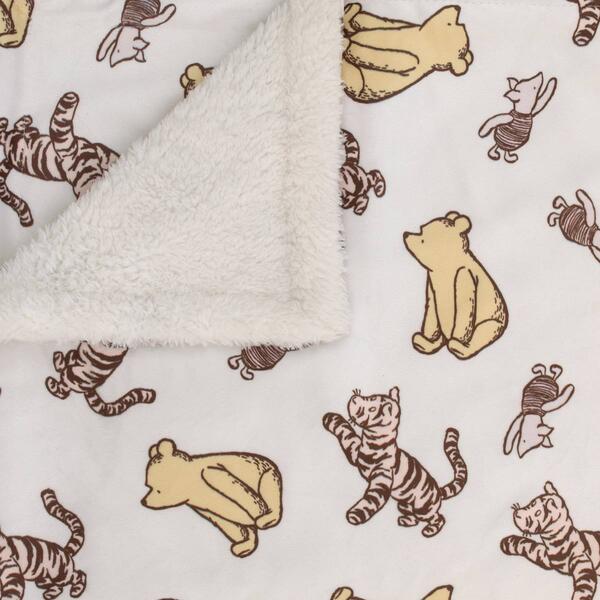 Disney Classic Pooh Hunny Fun Super Soft Baby Blanket