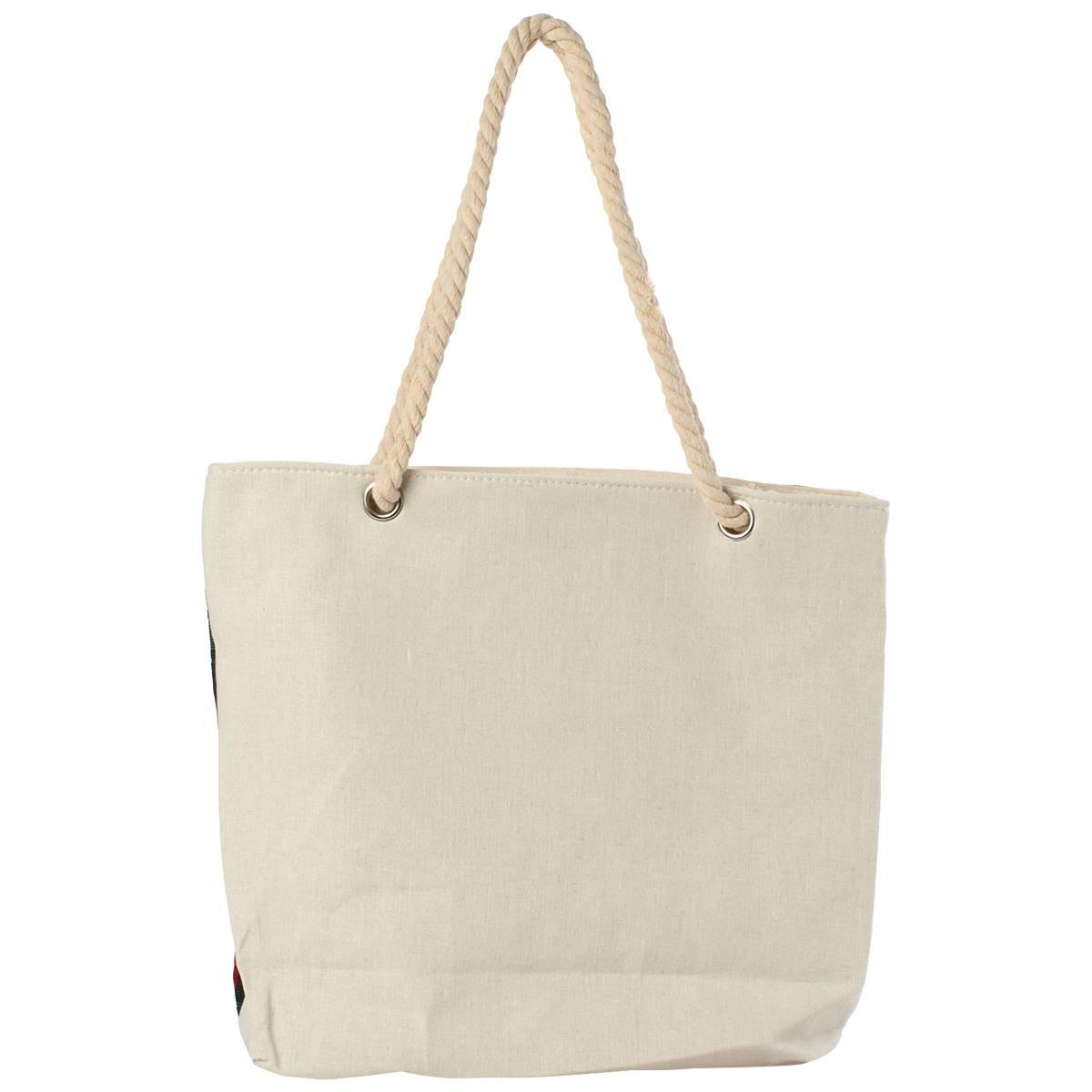 Renshun Holly Plaid Tapestry Tote