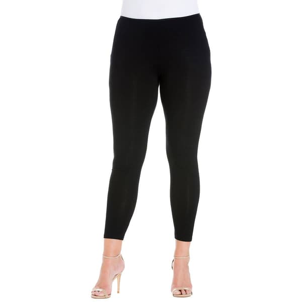 Plus Size 24/7 Comfort Apparel Ankle Length Leggings - image 