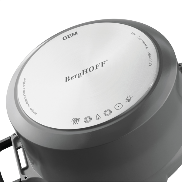 BergHOFF GEM Nonstick 3.5qt. Sauté Pan with Detachable Handle