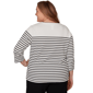 Plus Size Alfred Dunner Classics Sunflower Stripe Blouse - image 2
