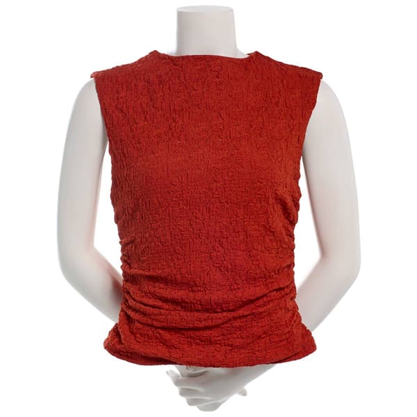 Juniors A. Byer Pucker Lace Side Ruch Tank Top