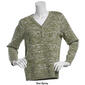 Womens Hasting & Smith Long Sleeve Two in One Marled Sweater - image 4