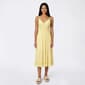 Juniors No Comment Crochet Bust Tier Midi Dress - image 1