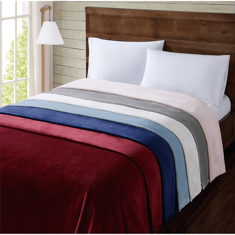 Truly Soft Solid Velvet Plush Blanket