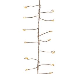 Kurt Adler 8ft. Warm White LED Twinkle Cluster Fairy Light Set