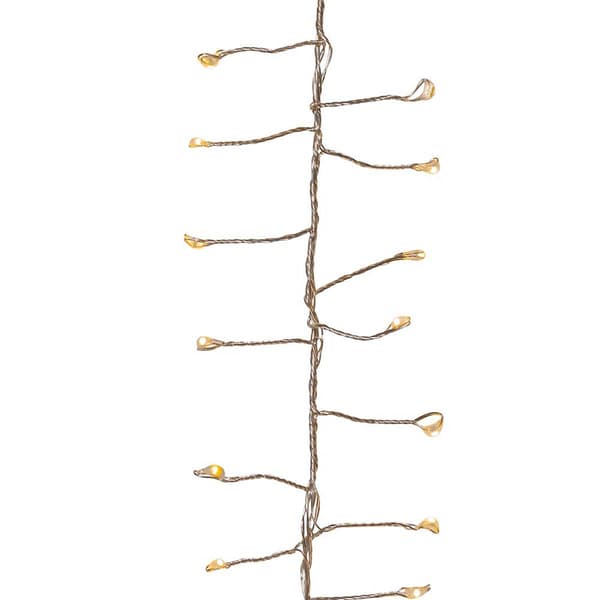 Kurt Adler 8ft. Warm White LED Twinkle Cluster Fairy Light Set