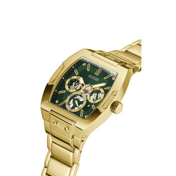 Mens Guess Gold-Tone Boscov\'s GW0456G3 - Dial Skeleton Watch 
