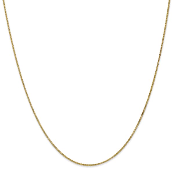 Adult Unisex Gold Classics(tm) 10kt. 1.25mm 24in. Spiga Chain