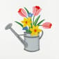 Linum Home Textiles 2pc. Spring Watering Can Cotton Hand Towels - image 3