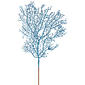Beach-Theme Blue Glitter Coral Pick - image 1