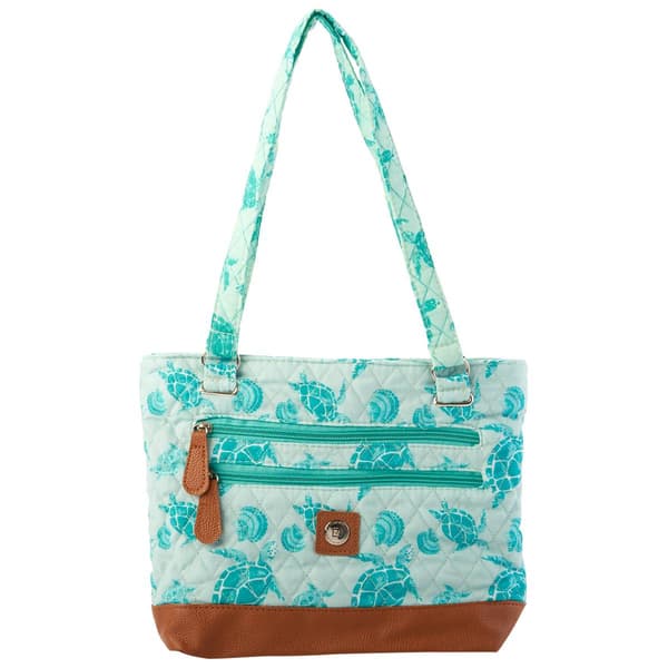 Stone Mountain Tiffany Rose Quilted Donna Tote - image 