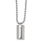 Mens Gentlemen's Classics&#40;tm&#41; Stainless Steel Open Capsule Necklace - image 1
