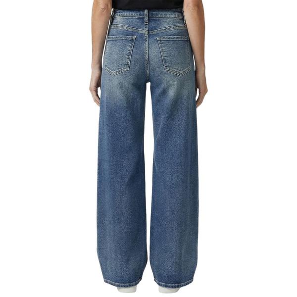 Womens Royalty High Rise Premium Stretch Wide Leg Jeans