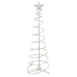 Northlight Seasonal 4ft. Multicolor LED Spiral Cone Tree