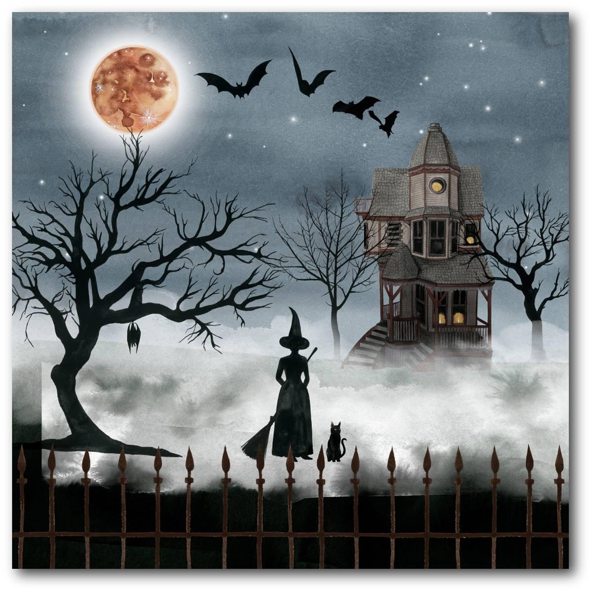 Courtside Market Harvest Moon I Wall Art - 16x16
