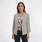 Womens Kasper 3/4 Cuff Sleeve Open Front Callie Blazer - image 2
