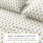Freshfolds Winter Flowerbuds Flannel Sheet Set - image 2