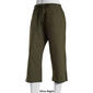 Plus Size Jordana Rose Solid Basic Split Hem Capri Pants - image 4