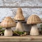 Melrose Wicker Mushroom Decor - Set of 3 - image 6
